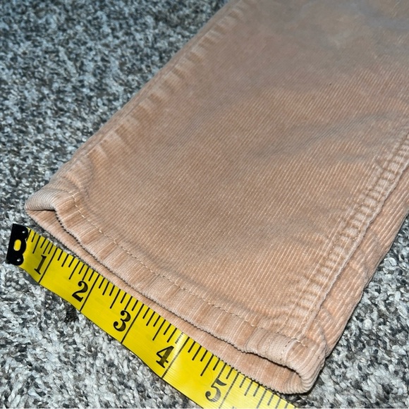 Everlane Pinkish Baby Cord High Rise Pants Petal 27 See Note - Picture 3 of 9